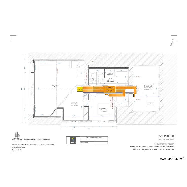 Plan Gainable Helary Terrier. Plan de 0 pièce et 0 m2