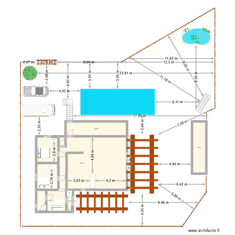 SALEON. Plan de 0 pièce et 0 m2
