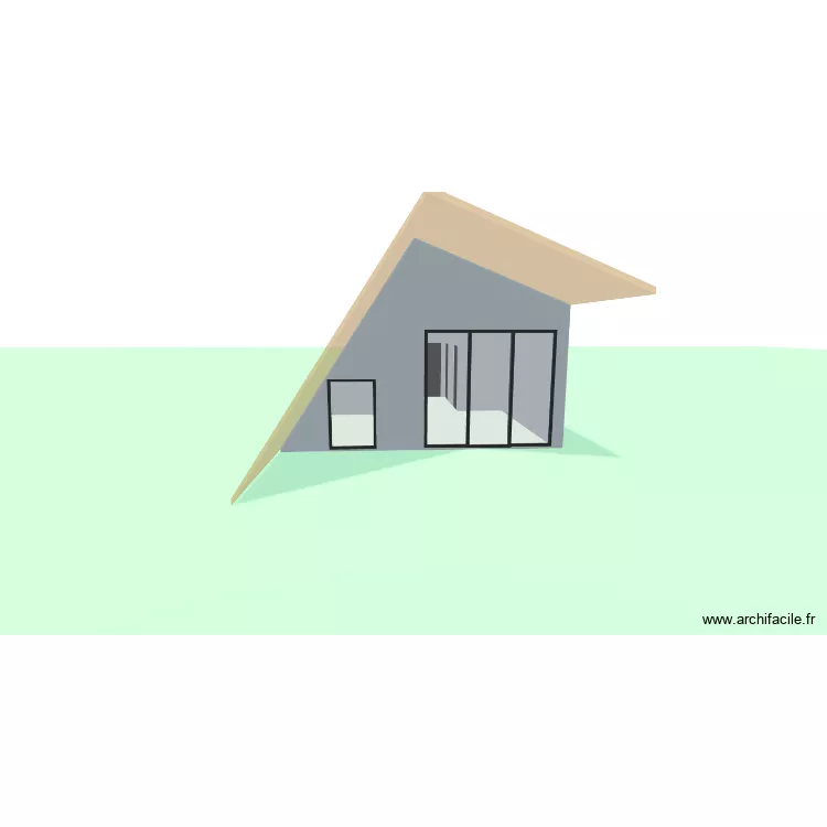 Alpina. Plan de 4 et 41 m² Alpina. Plan de 4 et 41 m²