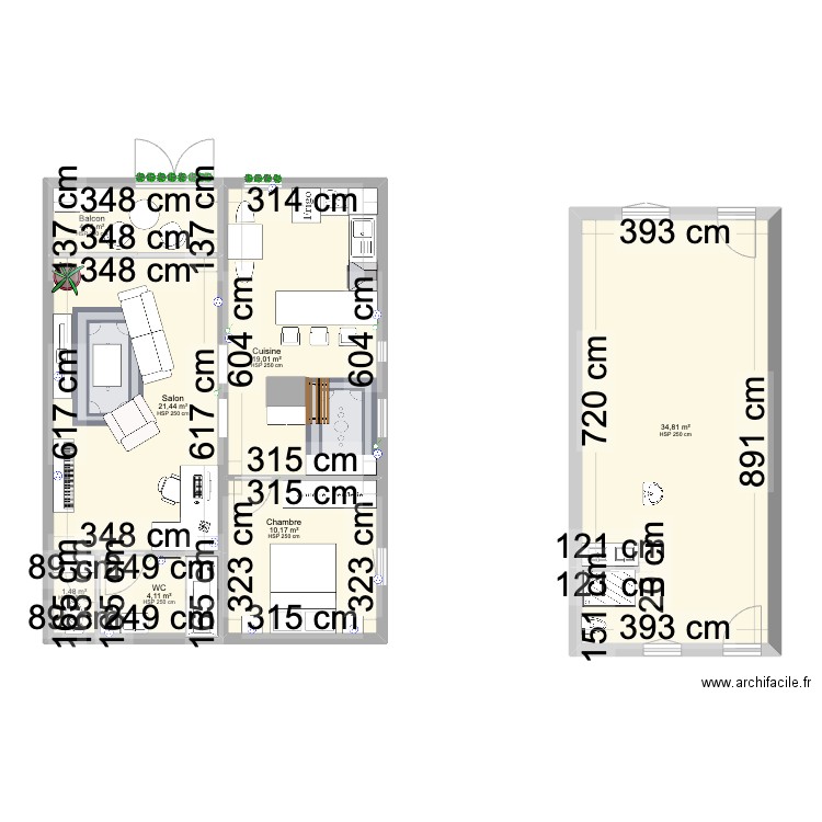STUDIO JOHAN. Plan de 0 pièce et 0 m2