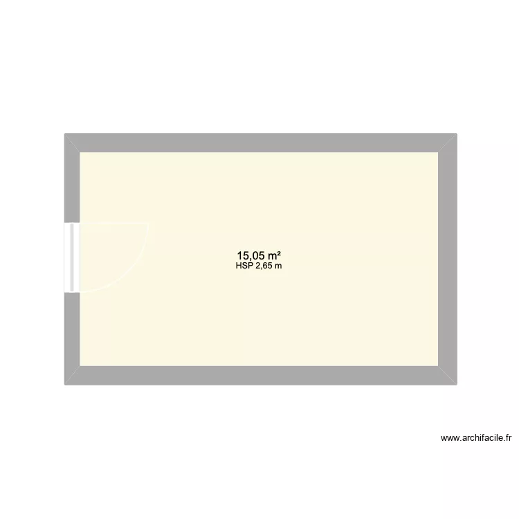 R+2. Plan de 1 et 15 m² R+2. Plan de 1 et 15 m²