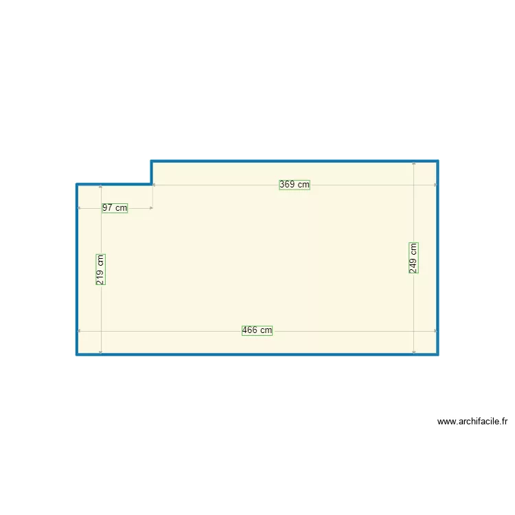 Aosis cloison. Plan de 