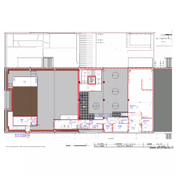 Cimenterie Plomberie R+1. Plan de 