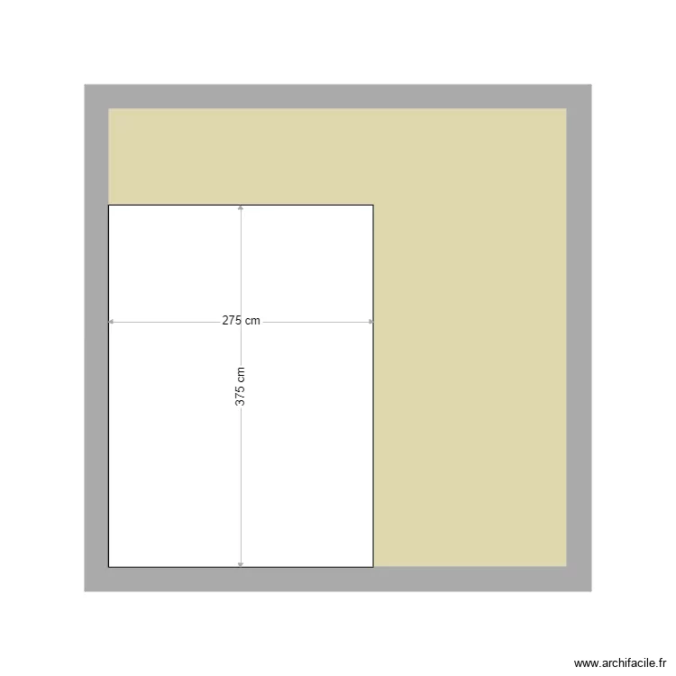 gloriette terrasse. Plan de 