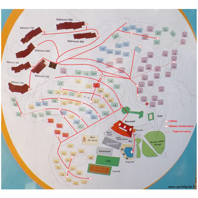 PARC DES CHENES - Elec. Plan de 
