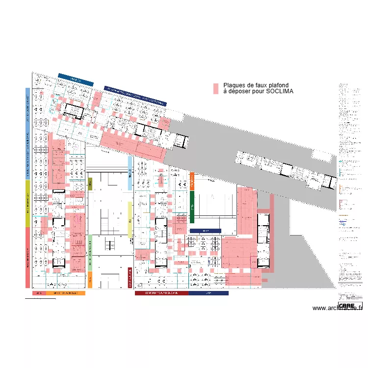 lamondiale depose faux plafonds. Plan de 
