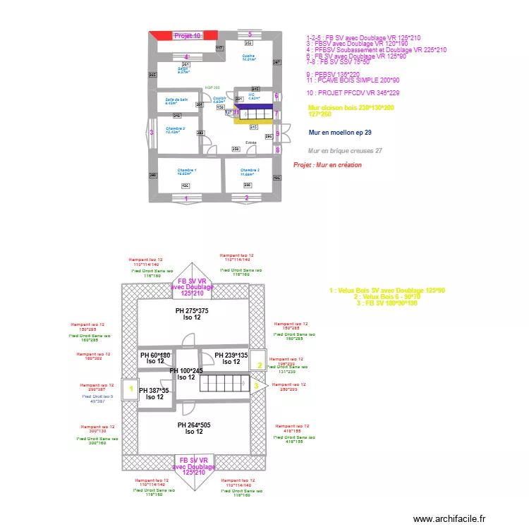 BEKTESCHI GEISPOLSHEIM. Plan de 