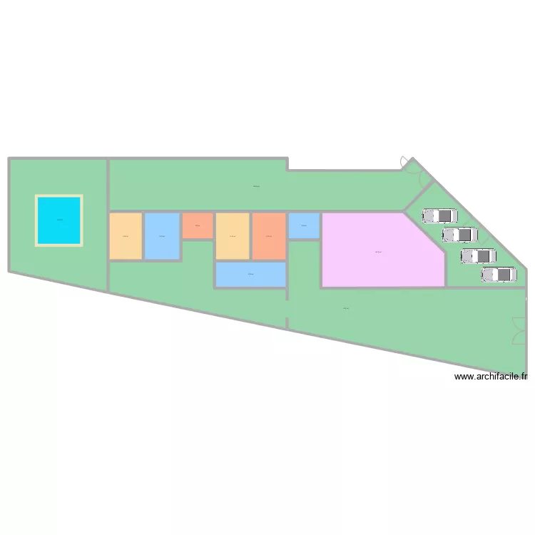 appart 1810H. Plan de 