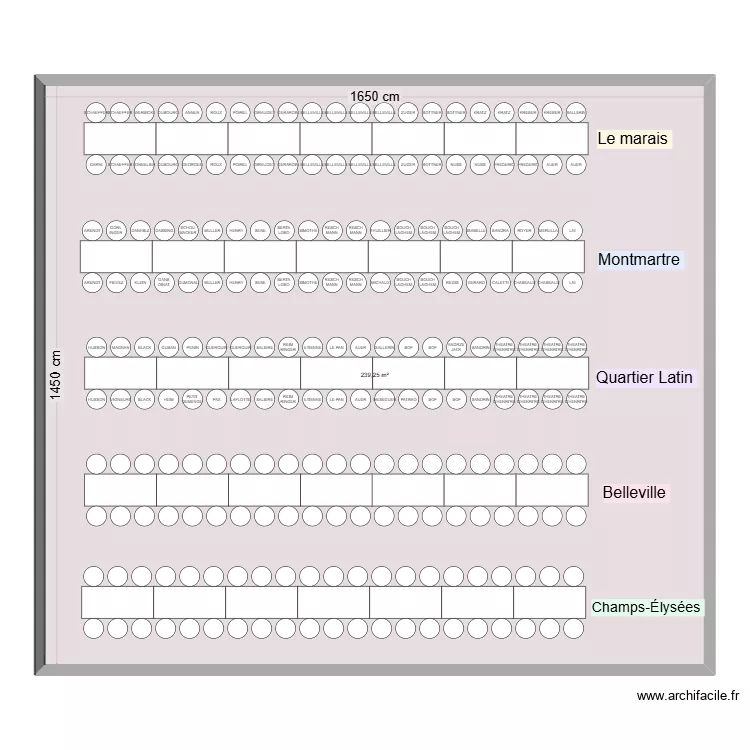 FDT CLOTURE 2025. Plan de 
