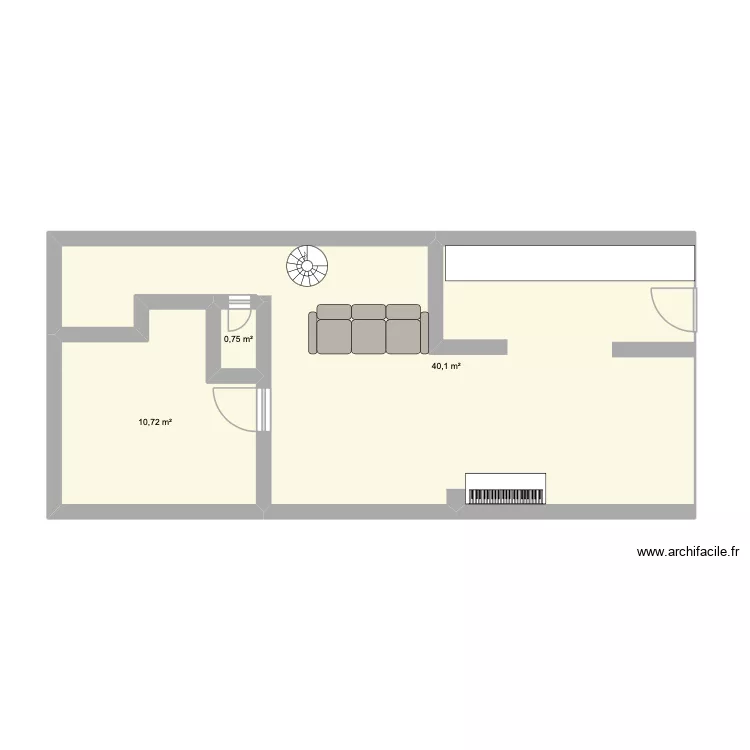 Marcelin. Plan de 3 Pièces et 52 m² Marcelin. Plan de 3 Pièces et 52 m²
