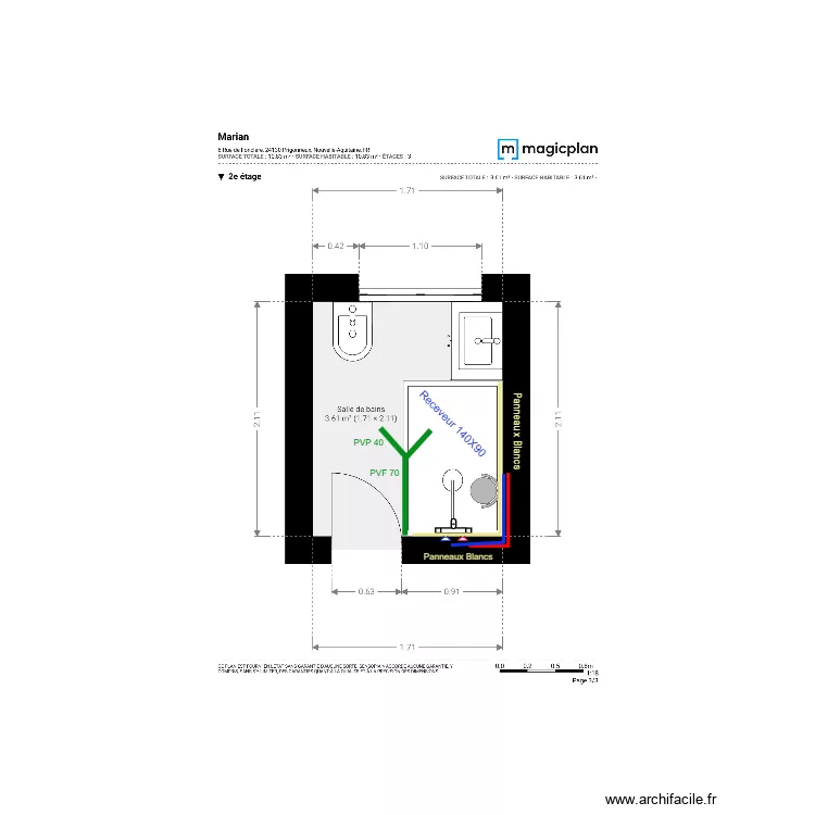 Plan Projet  Marian. Plan de 