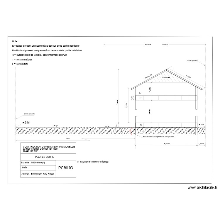 PCMI3a. Plan de 0 pièce et 0 m2