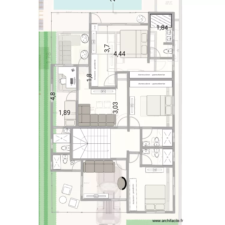 Villa bass f4. Plan de 3 Pièces et 279 m² Villa bass f4. Plan de 3 Pièces et 279 m²