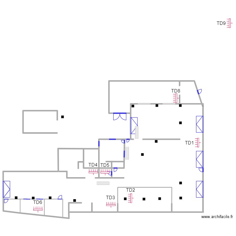 HANOT IMPLANTATION DES TABLEAUX. Plan de 0 pièce et 0 m2