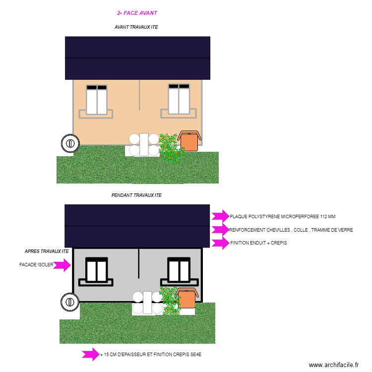 THILLOY 2. Plan de 22 pièces et 164 m2