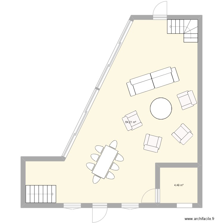 Véranda trésorier. Plan de 0 pièce et 0 m2