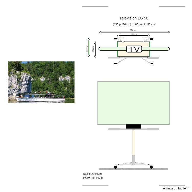 I- 01 Télévision 08. Plan de 0 pièce et 0 m2