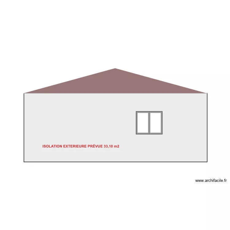 BOUDOU FACADE SUD OUEST. Plan de 