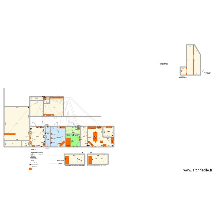 VALENCE V2. Plan de 20 pièces et 263 m2