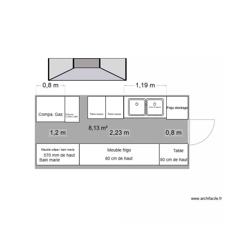Food truck-V2. Plan de 