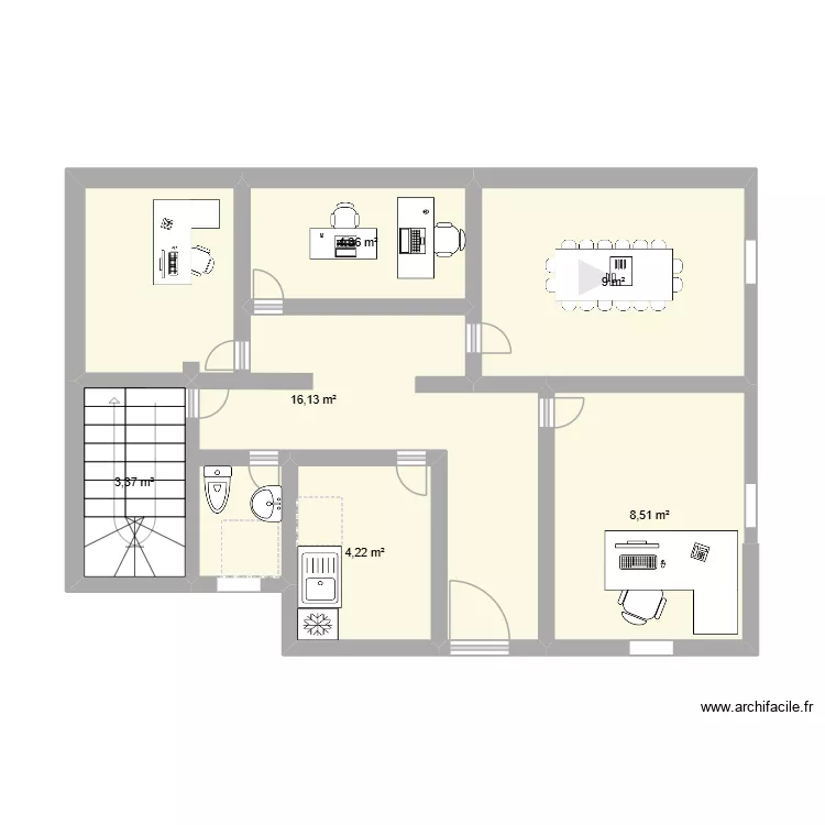administration. Plan de 6 et 46 m² administration. Plan de 6 et 46 m²