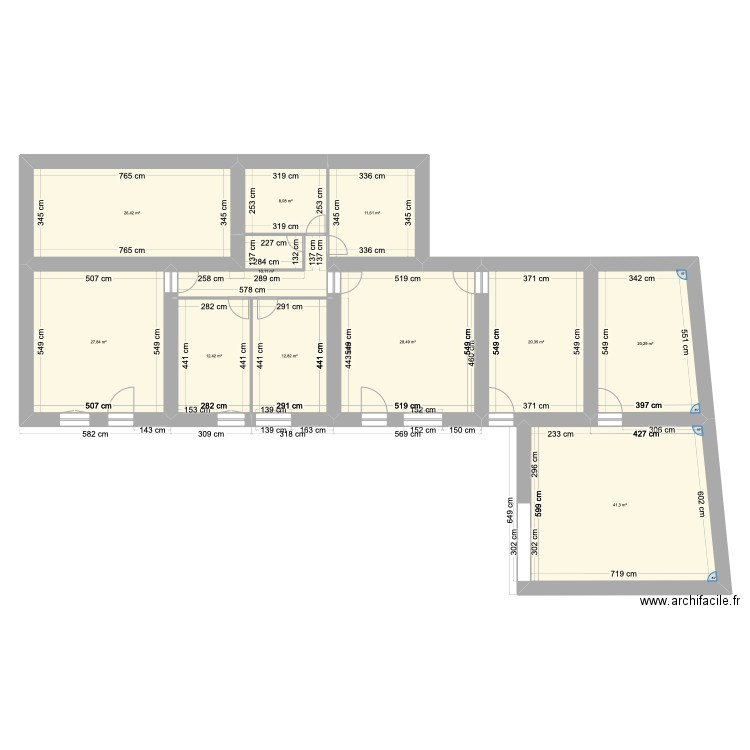 plan Chauveau 2. Plan de 0 pièce et 0 m2