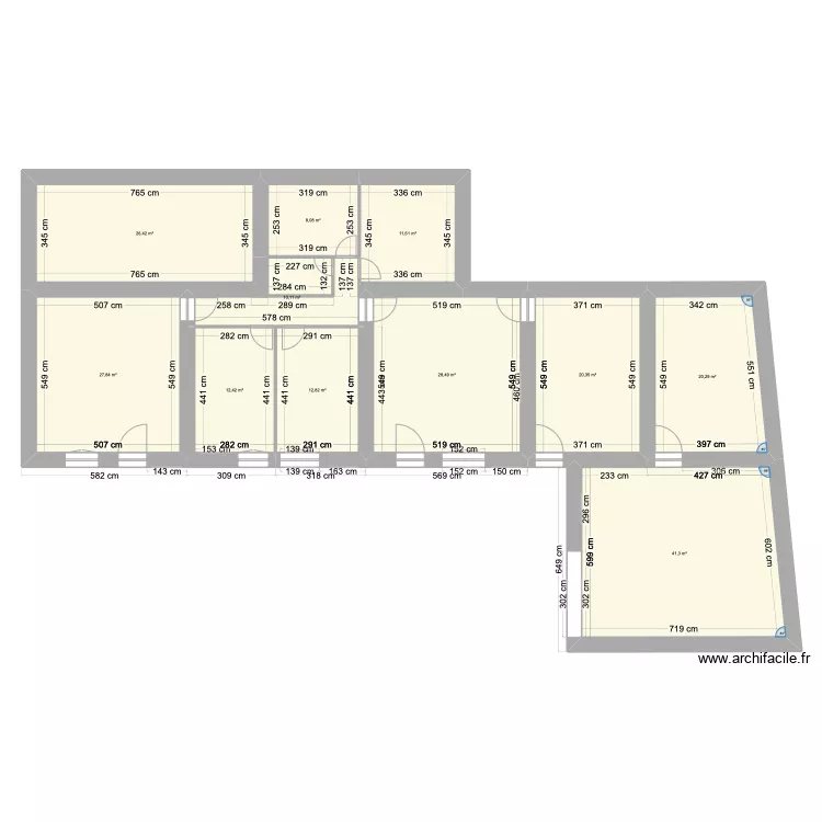 plan Chauveau 2. Plan de 