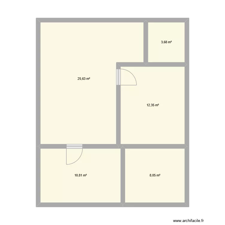 BAT 199 ETAGE. Plan de 5 et 61 m² BAT 199 ETAGE. Plan de 5 et 61 m²