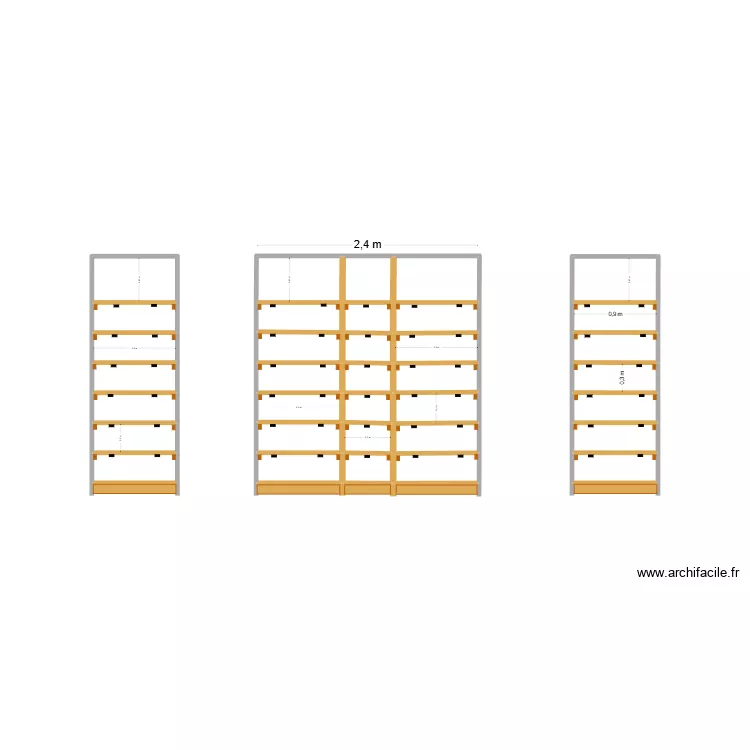 &eacute;tag&egrave;res cdi. Plan de 
