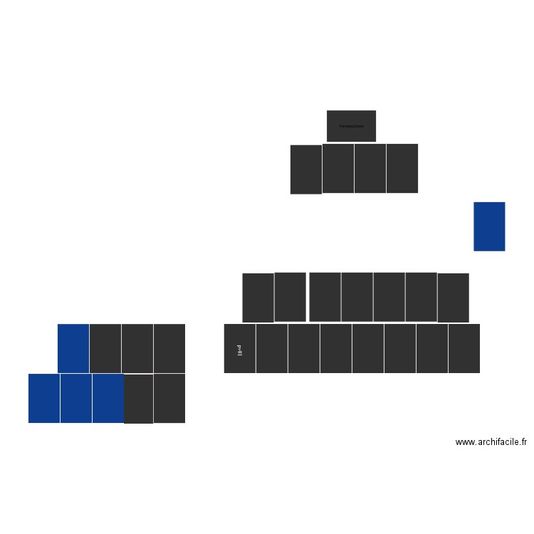 repartition PV ADV. Plan de 0 pièce et 0 m2