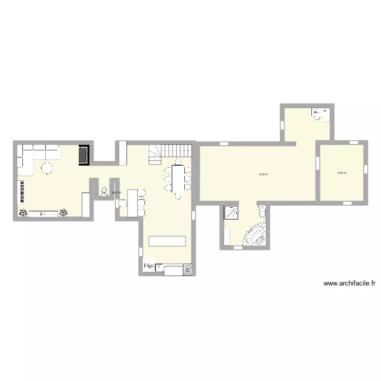 ccccc. Plan de 3  et 113 m²