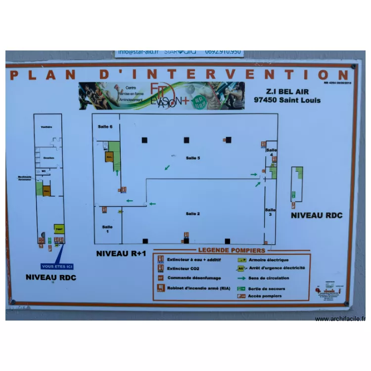 FP ST LOIUIS. Plan de 