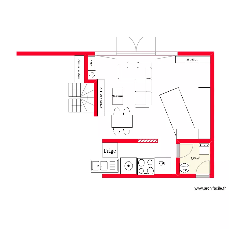 dessaint. Plan de 1 et 3 m² dessaint. Plan de 1 et 3 m²