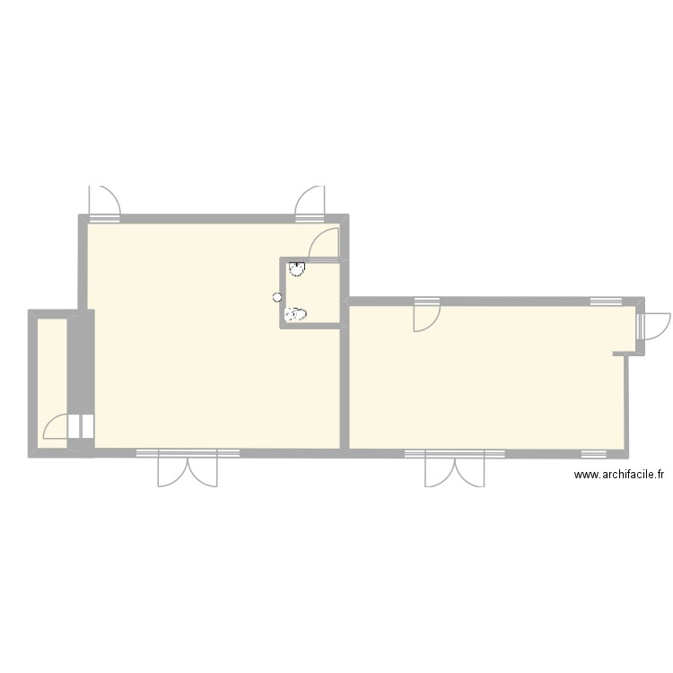 Isato Ancien. Plan de 3 pièces et 94 m2