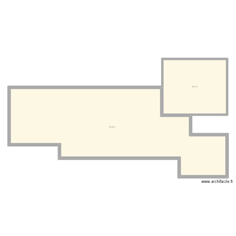 TEST. Plan de 2 pièces et 193 m2