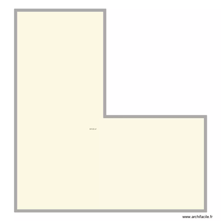 Nouvelle maison. Plan de 1  et 257 m²