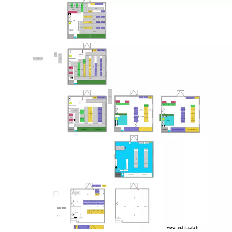 Contr&ocirc;le final UAP3 V2. Plan de 8  et 1251 m²