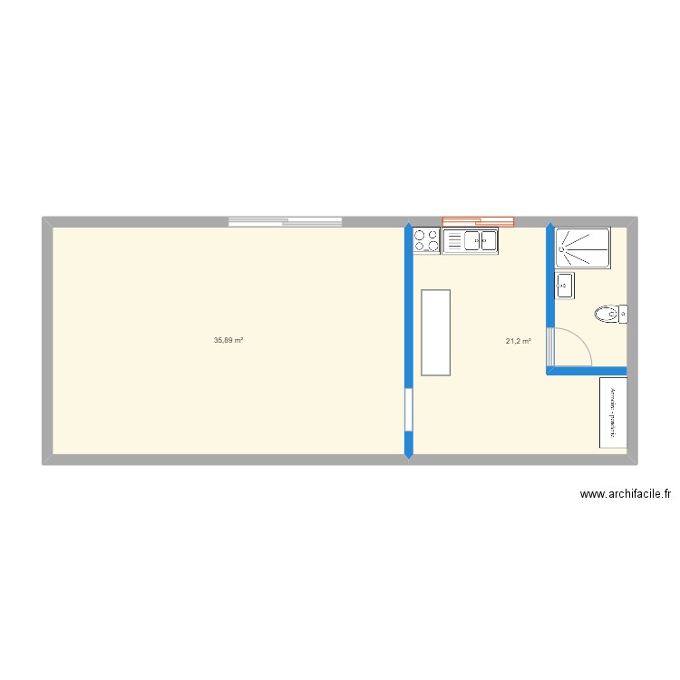 DEPENDANCE. Plan de 0 pièce et 0 m2