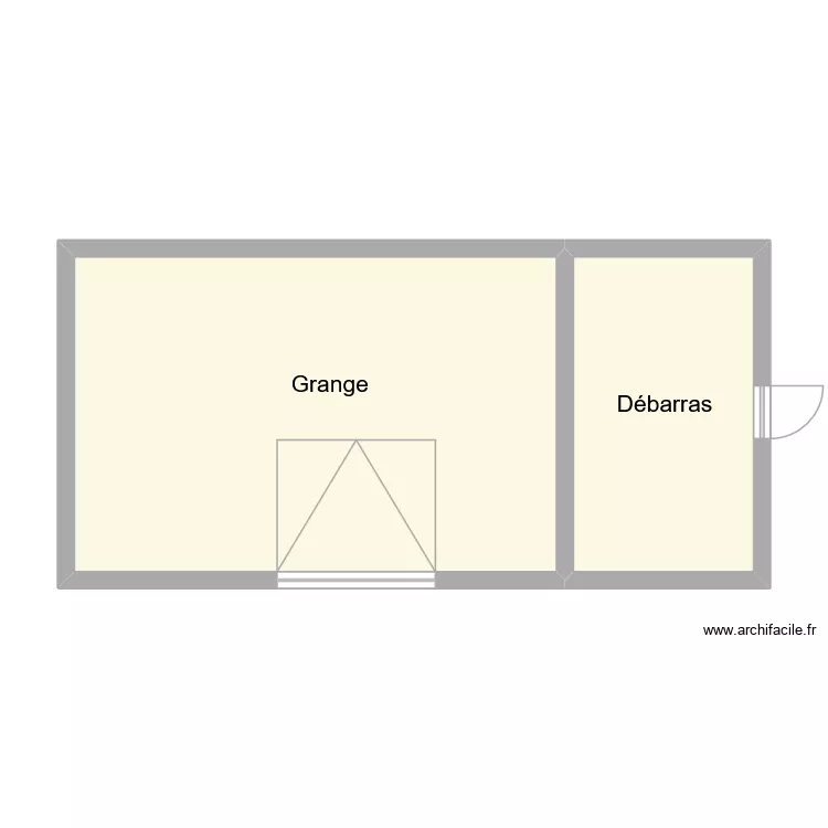 parade. Plan de 2  et 48 m²