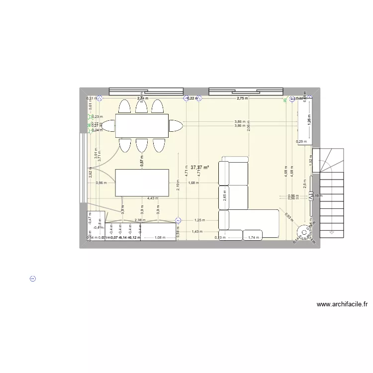 rdc maison mae version. Plan de rdc maison mae version. Plan de