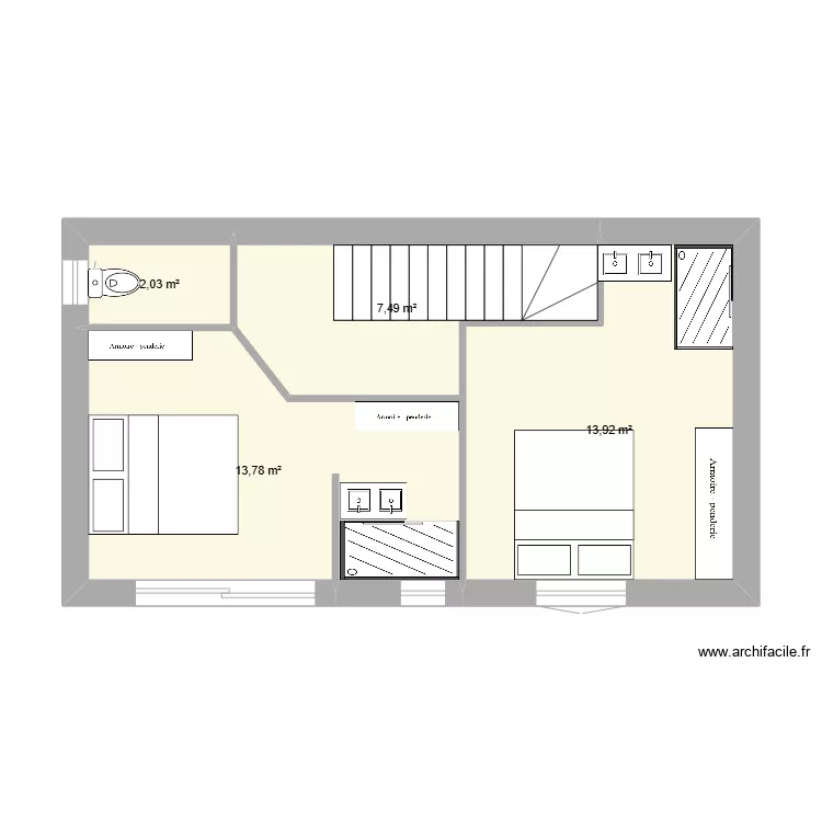 maison. Plan de maison. Plan de