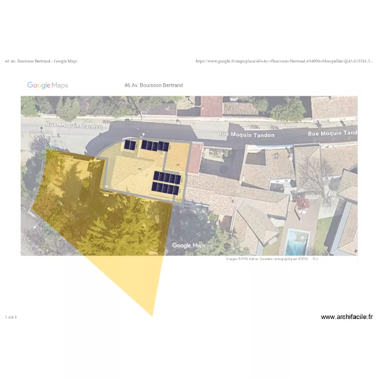 Nouguier PV. Plan de 2 Pièces et 183 m² Nouguier PV. Plan de 2 Pièces et 183 m²
