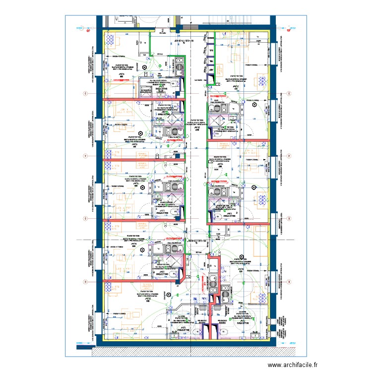 Implantation ELEC RDC LA POSTE indice 2 - 3-10-2024. Plan de 0 pièce et 0 m2