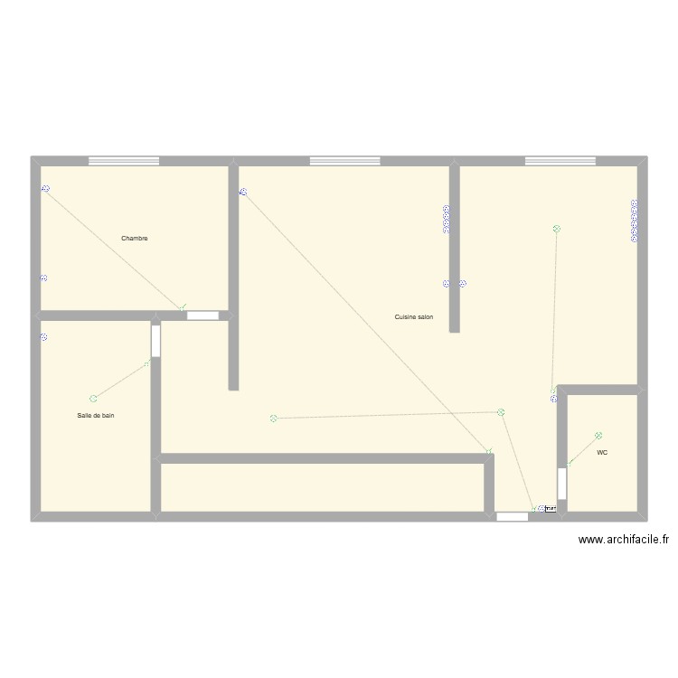 paris 12. Plan de 5 pièces et 155 m2