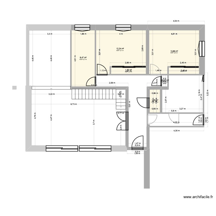 1137 RDC. Plan de 0 pièce et 0 m2