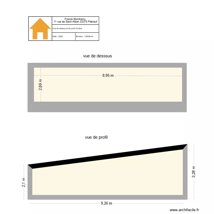 VERSION2025. Plan de 2 pièces et 39 m²