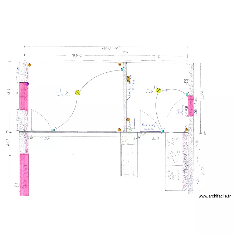 HAREL ELEC CHAMBRE 2. Plan de HAREL ELEC CHAMBRE 2. Plan de