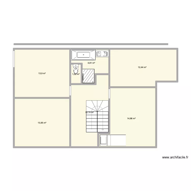etage kell. Plan de 