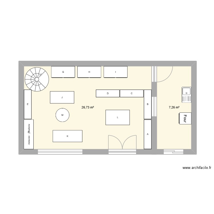 ADOC Chap 4. Plan de 2 pièces et 34 m2