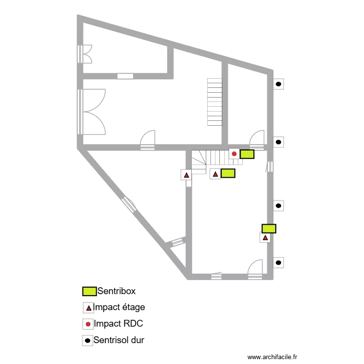 LAROCHE MJ. Plan de 4 Pièces et 97 m²